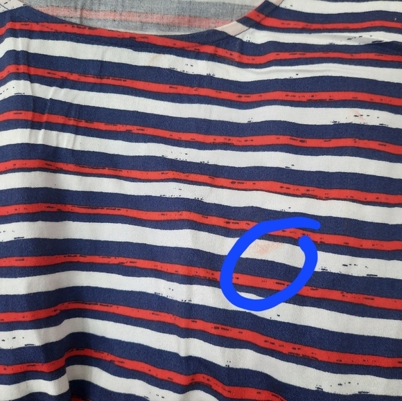 Maison Jules Customized Ruffle A-Line‎ Patriotic Dress Size Large Women's - Picture 8 of 12